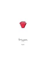 Ruby Forty Year Anniversary Card created by Little Lights Invites