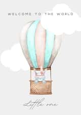 Beautiful neutral new baby congratulations card created by Cally T