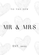 Classic congratulations wedding card created by Cally T