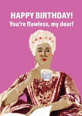 Bridgerton 2 card featuring Queen Charlotte created by Kwirk Cards