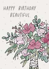 Happy Birthday Bouquet card created by Lauren