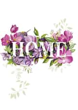 Pretty Floral New Home Card - Home created by Paula Rich