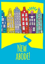 New Abode! New Home Card. created by Kurly Creative