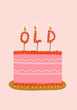 Old Birthday Candles Card created by Amelia Ellwood