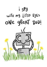 I Spy Father's Day Card created by Debmon Design