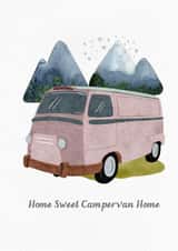 Campervan home card created by Sunday Wellies