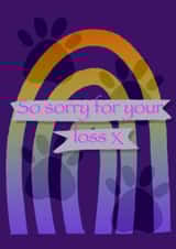 Pet sympathy card created by Sinead Peyton