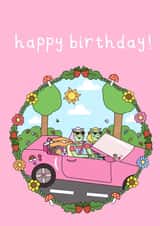 Sassy Frogs Birthday Card created by Sarah’s Little Shops