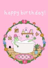 Birthday Frog Card created by Sarah’s Little Shops