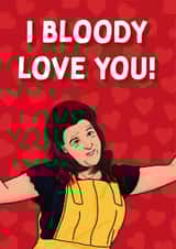 Rosie Jones I Love You card created by Cards from Designers