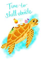 Celebrate turtle card created by Weird n Punderful