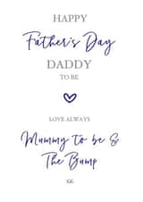 Happy Fathers Day from Mummy to Be & The Bump created by QuaintlyKate