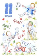 Sporty boys 11 card created by Kate Garrett
