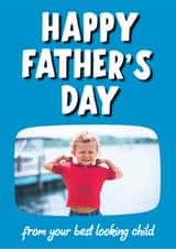 Personalised Father's Day Photo Card created by Banter King - Father's Day Photocard 1001