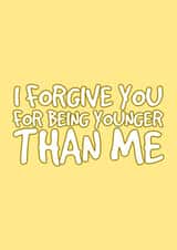 Younger birthday card created by @EmilySwallow