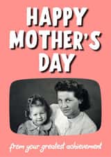Personalised Mothers Day Photo Card created by Banter King - Mother's Day Photo Card