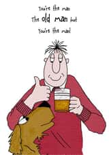 You're the man! Birthday card created by Sarah Boddy