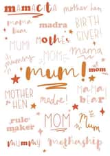 Happy Mother’s Day, Mum’s birthday card created by Studio Gee