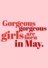 Classic Birthday Card - For Her - Gorgeous created by @EmilySwallow