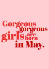Classic Birthday Card - For Her - Gorgeous created by @EmilySwallow