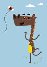 Celebrate with Betty - Cute Greeting Card created by My Strawberry Monkey