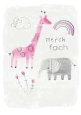 Cerdyn Merch Fach / Baby Girl Card created by Designs_by_flo