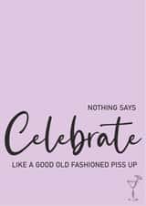 Celebratory Piss Up Card created by Totally Mailed It