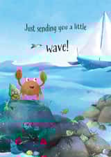 Just sending you a little wave! created by Crabbit Chops!