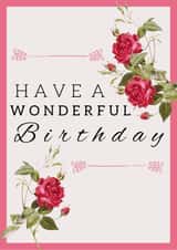 Have A Wonderful Birthday Card created by Confetti Cards