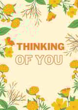 Thinking of You Floral Card created by Confetti Cards