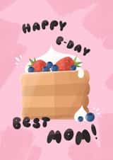 Mother’s birthday card  created by Marina Kromitsyna