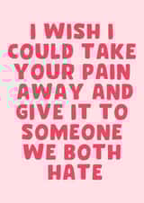 Sympathy card created by Pink + Pip