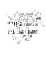 Happy First Father's Day Card created by Eggbert & Daisy
