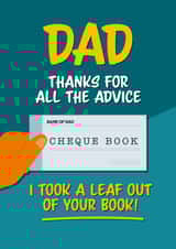 Thanks for the advice, I took a leaf out of your book Father's Day card created by AJ Creations