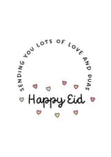 Eid love card created by Squashed Blueberry