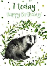1 Today Birthday Card created by Splatterworks