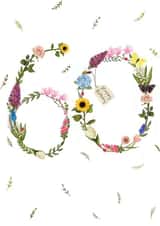 60th birthday 1001 created by Love Lucy Illustration