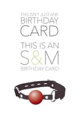 This is an S&M Birthday Card created by Codfish Design