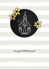 Congratulations church card created by Nutmeg Studio