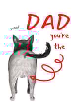 Fun Dog Card for Dad - Birthday or Father's Day Card created by Occasional Occasions