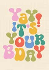 Retro Birthday Card created by Proper Good