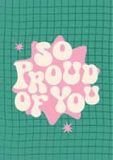 Retro Congratulations Card created by Proper Good