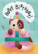 Happy Birthday Calico Kitty created by Brittany Coleman