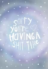 Sorry card created by Five bees