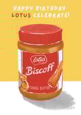 Biscoff Birthday Card created by Natalie Cass