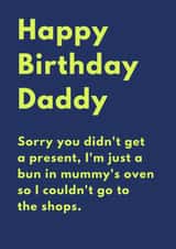 Fro daddy's birthday - from the bun in mummy's oven. created by A Mother Place
