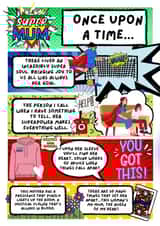 Super Mum - Comic Birthday Card created by Your Once Upon A Time