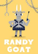 Randy old goat created by Chris Wharton