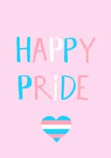 Pride transgender card created by Naughty Nice