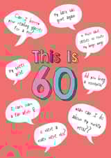 This is 60 - Happy 60th Birthday created by @Laura Lonsdale Designs